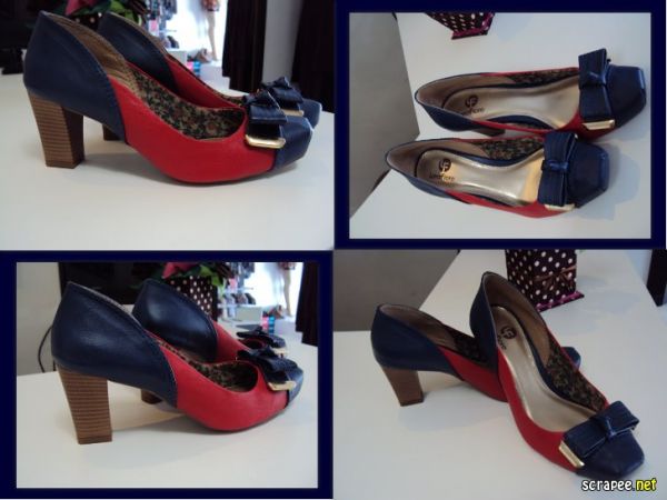 Scarpin bico quadrado